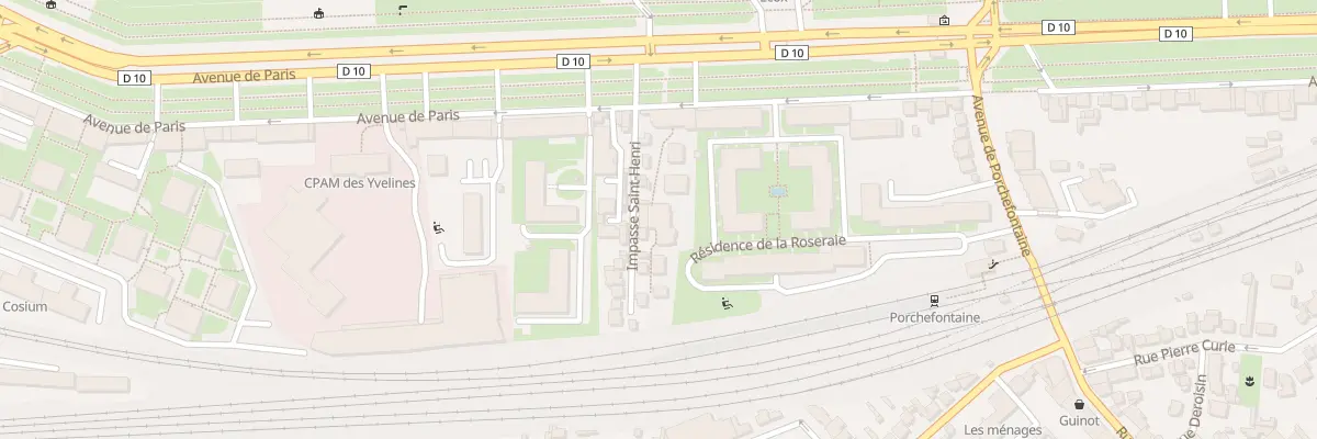 Plan du 104 Av de Paris à Versailles