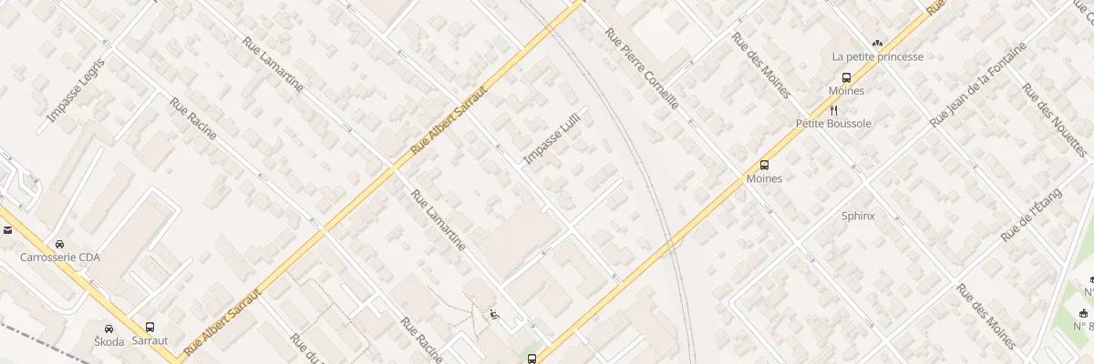 Plan du 23T Rue Molière à Versailles
