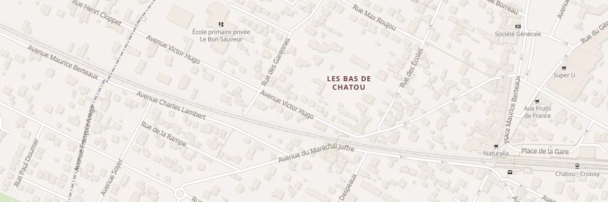 Plan du 10B Av Victor Hugo à Chatou