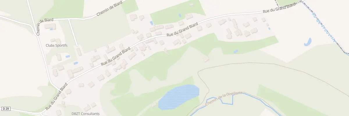 Plan du 32 Rue du Grand Biard à Labbeville