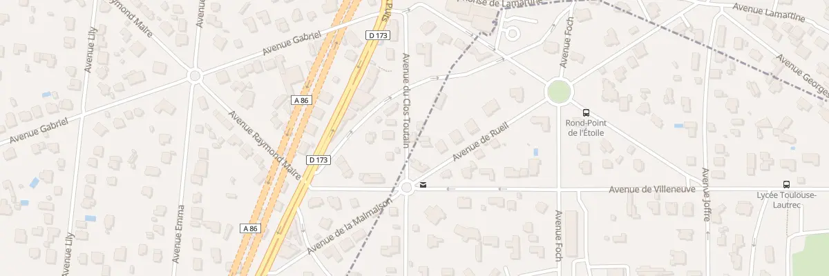 Plan du 5 Av du Clos-toutain à La Celle-Saint-Cloud