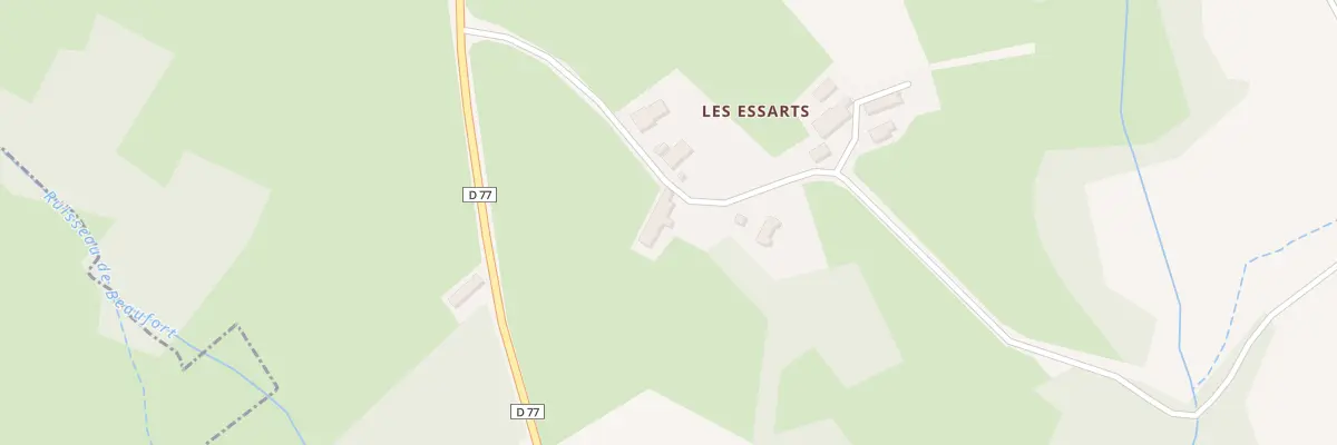 Plan du 4 Les Essarts à Bussière-Saint-Georges