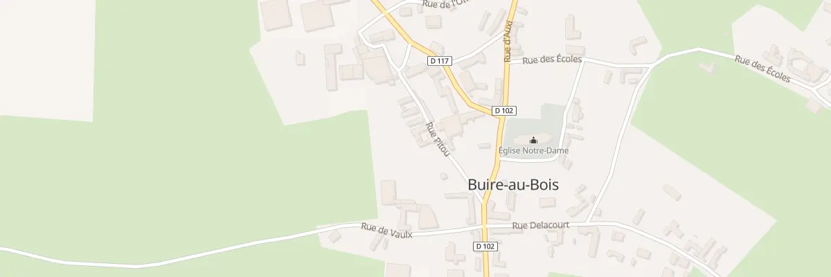 Plan du 1 Rue Pitou à Buire-au-Bois