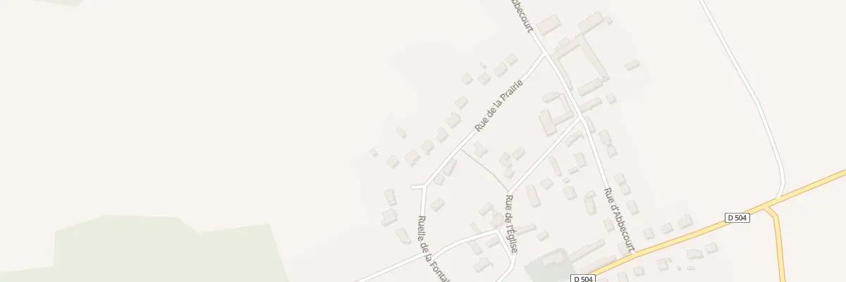Plan du 14 Rue de la Prairie à Hodenc-l’Évêque