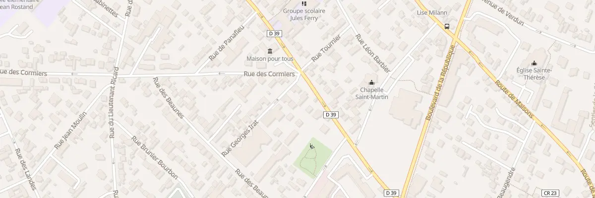 Plan du 99 Rue du Gen Leclerc à Chatou