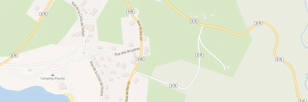Plan du 3 Rue de Bel Air à Auriac