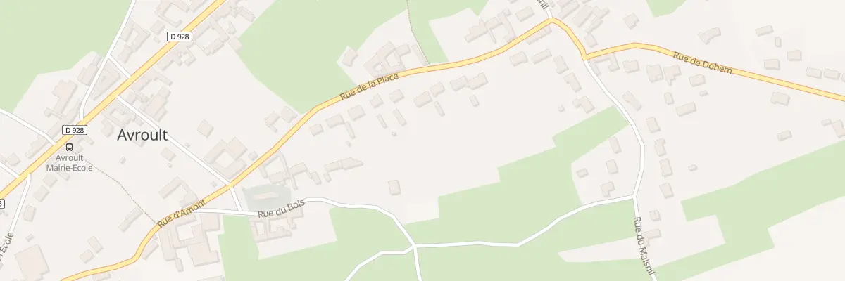 Plan du 17 Rue de la Place à Avroult