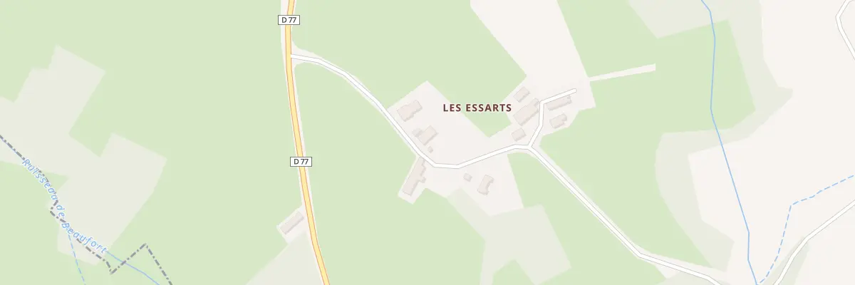 Plan du 1 Les Essarts à Bussière-Saint-Georges