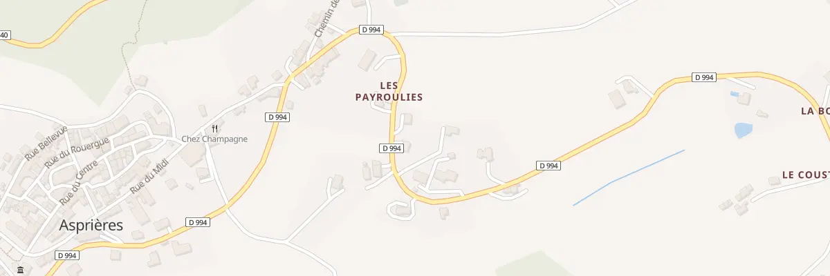 Plan du 5106A Les Payroulies à Asprières