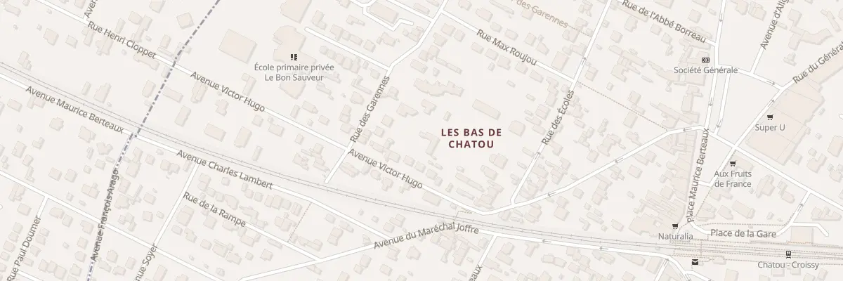 Plan du 6 Rue des Garennes à Chatou