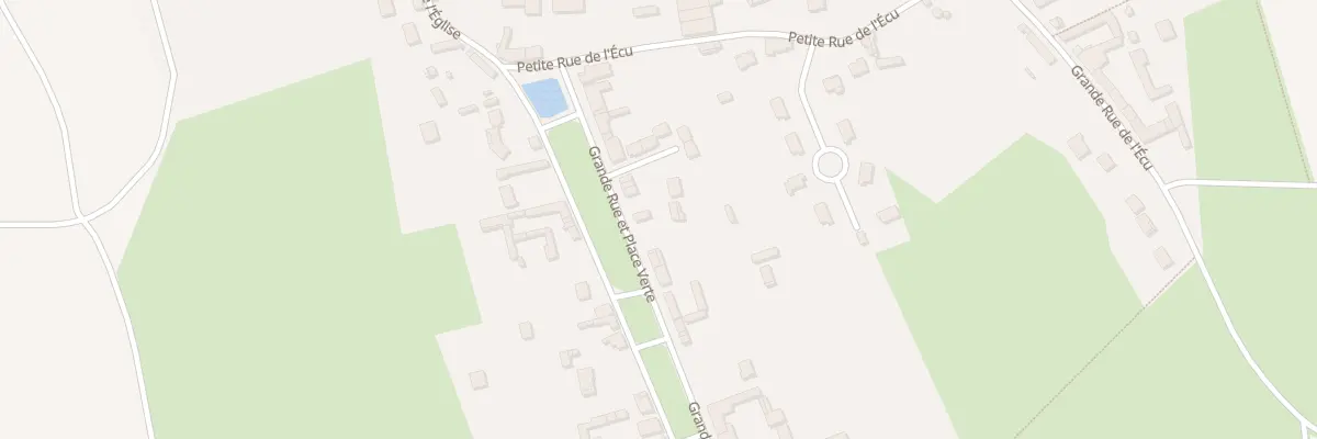 Plan du 7 Gr Grande Rue et Pce Verte à Francastel