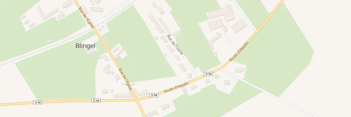 Plan du 3 Rue de l’Usine à Blingel