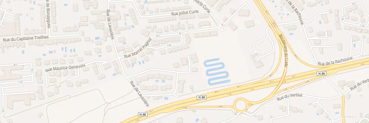 Plan du 3 Rue Georges Brassens à Albi
