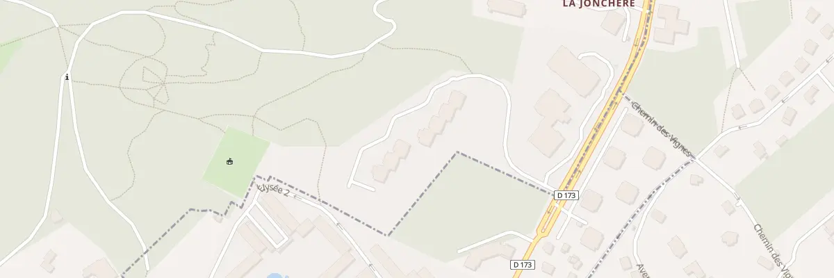 Plan du 28 Cote de la Jonchere à Bougival