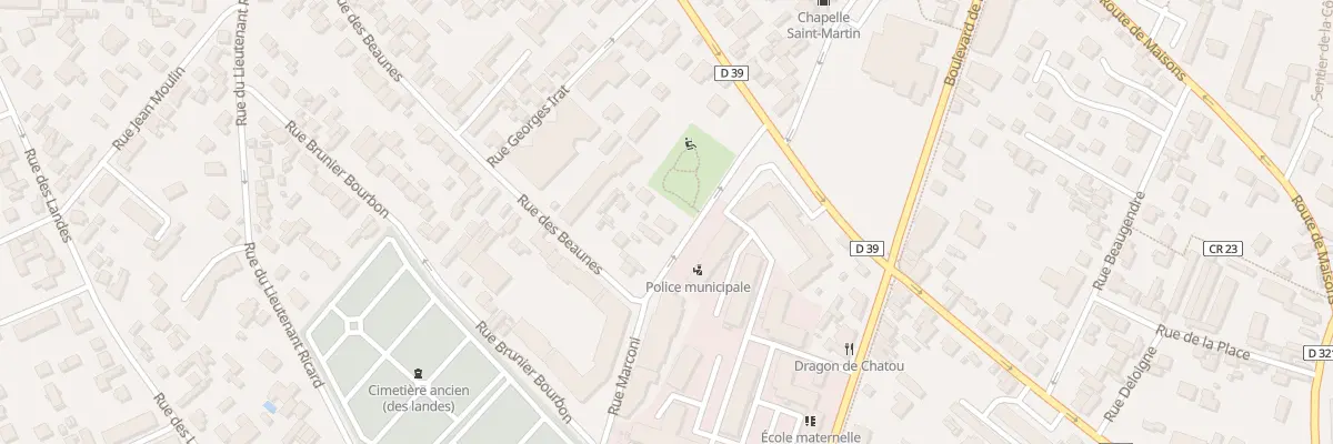 Plan du 16B Rue des Beaunes à Chatou