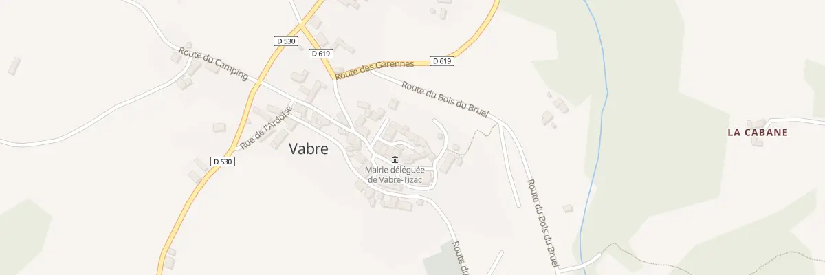 Plan du 5034 Vabre au Bas Ségala