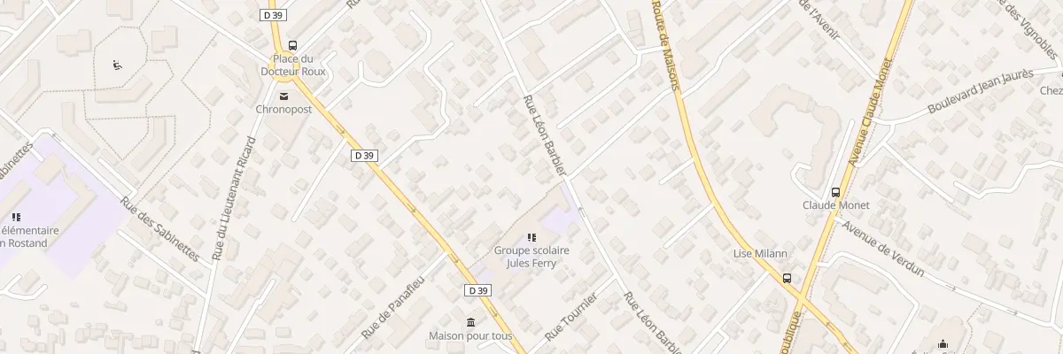 Plan du 53 Rue Léon Barbier à Chatou