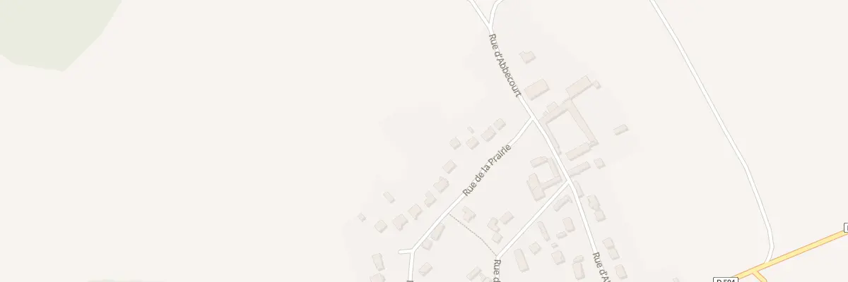 Plan du 8 Rue de la Prairie à Hodenc-l’Évêque