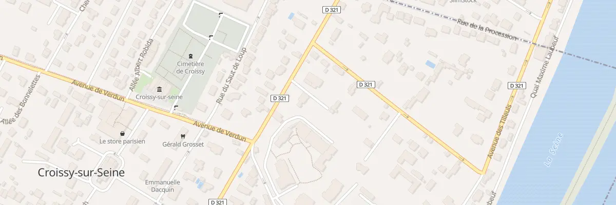 Plan du 7 Rue Paul Demange à Croissy-sur-Seine