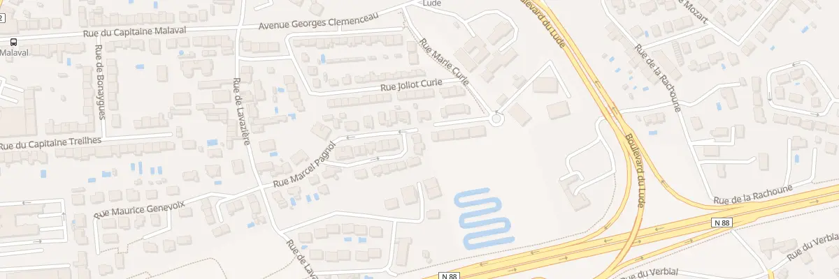 Plan du 30 Rue Marcel Pagnol à Albi