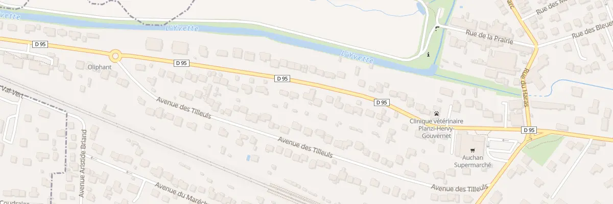Plan du 107 Rue Charles de Gaulle à Bures-sur-Yvette