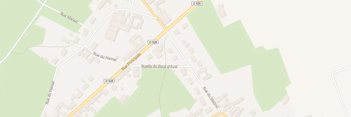 Plan du 3 Rue de Maisnil à Avroult