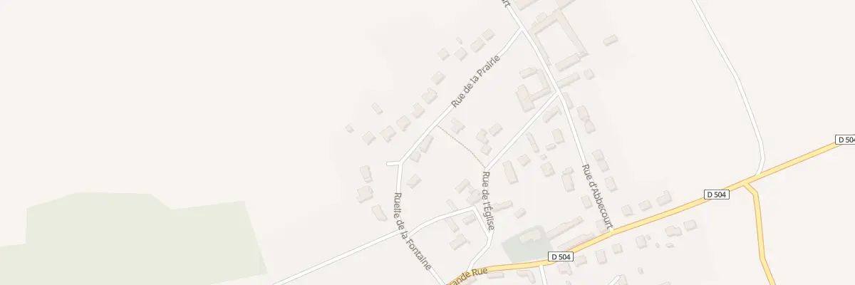 Plan du 7 Rue de la Prairie à Hodenc-l’Évêque