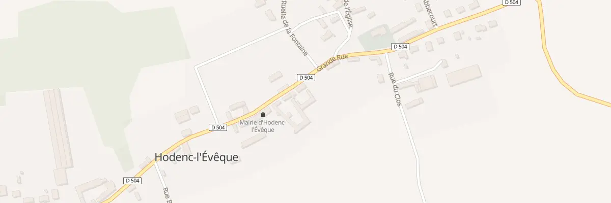 Plan du 52 Gr Grande Rue à Hodenc-l’Évêque