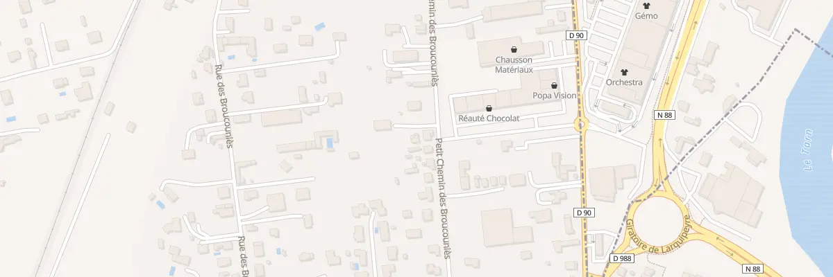 Plan du 27 Petit Chem des Broucounies à Albi