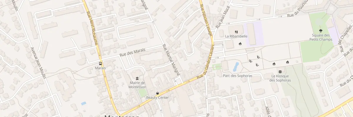 Plan du 10 Rue Martial Marigné à Montesson