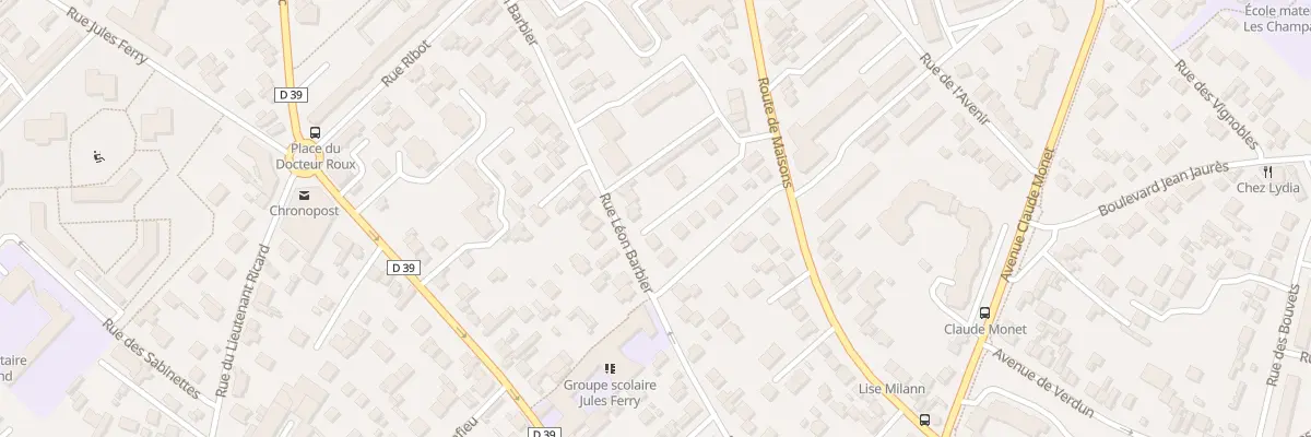 Plan du 72 Rue Léon Barbier à Chatou