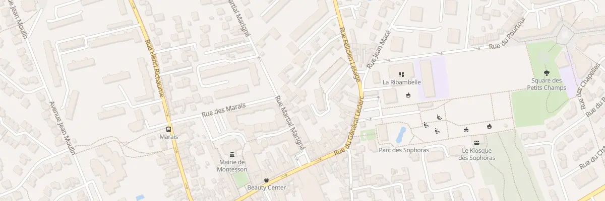 Plan du 12B Rue Martial Marigné à Montesson