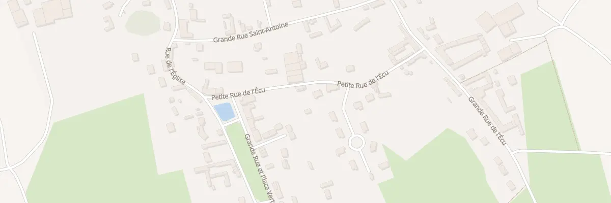 Plan du 7 Ptr Petite Rue de l’Ecu à Francastel