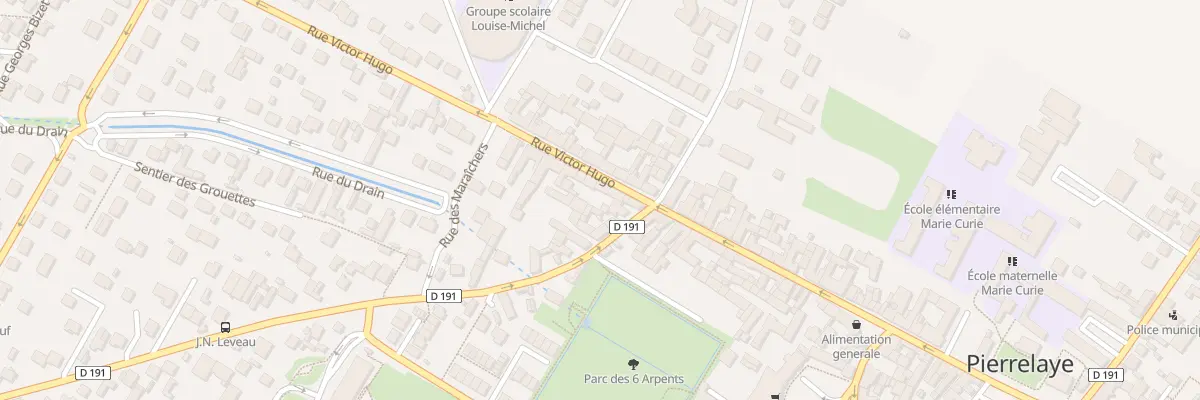 Plan du 99 Rue Victor Hugo à Pierrelaye