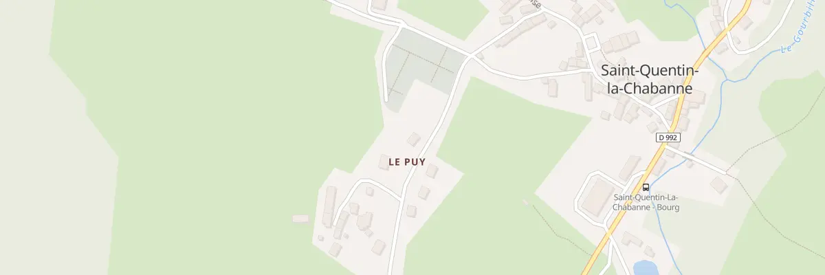 Plan du 5257 Le Puy à Saint-Quentin-la-Chabanne
