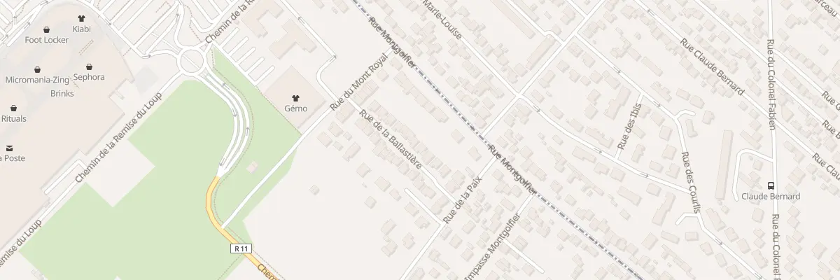 Plan du 11 Rue Ballastiere à Montesson