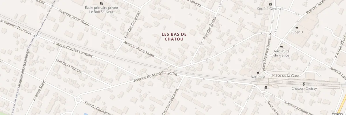 Plan du 38 Rue Georges Clemenceau à Chatou