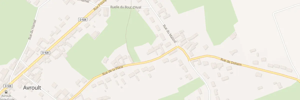 Plan du 30 Rue de la Place à Avroult
