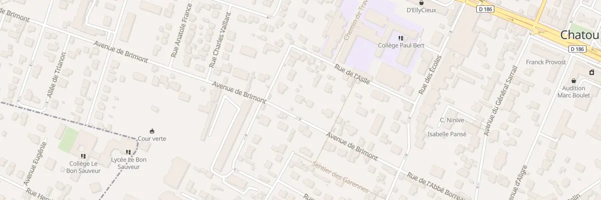 Plan du 16 Av de Brimont à Chatou