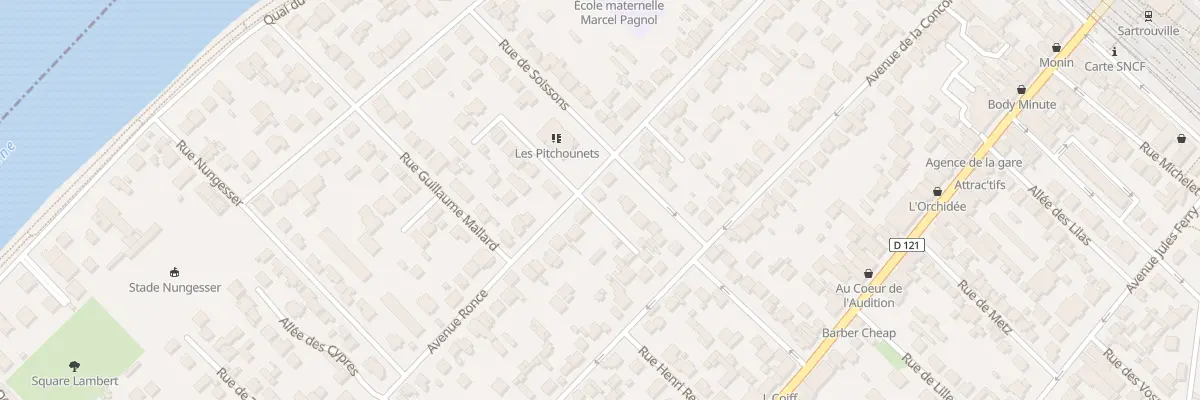 Plan du 65 Av Ronce à Sartrouville