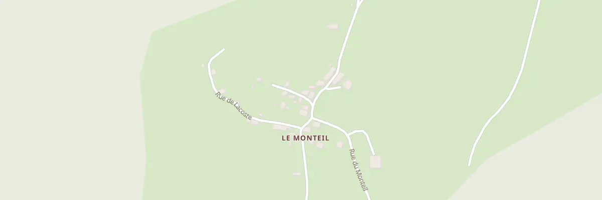 Plan du 5122 Le Monteil à Cros-de-Montvert