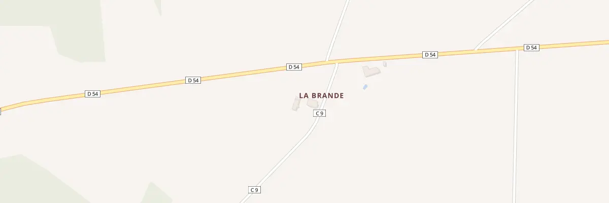 Plan du 1 La Brande à Lignerolles