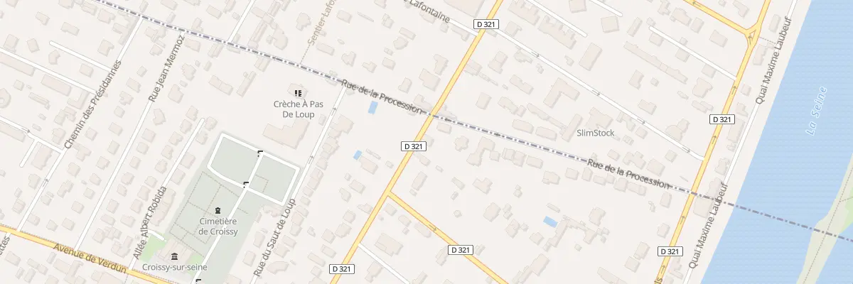 Plan du 1B Rue Paul Demange à Croissy-sur-Seine