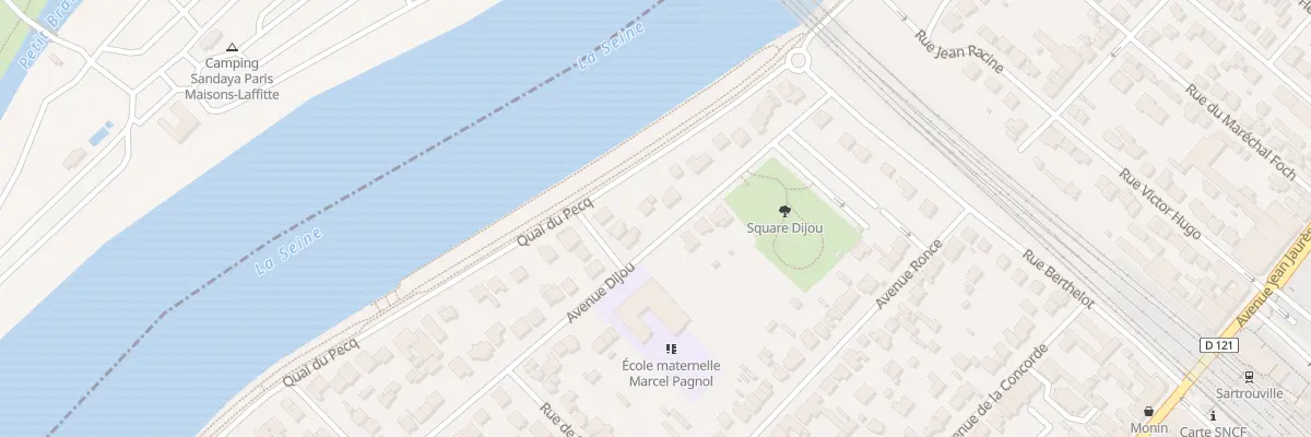 Plan du 24 Av Dijou à Sartrouville