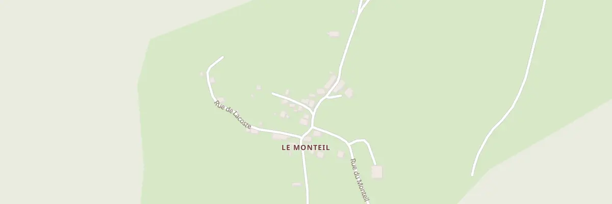 Plan du 5119 Le Monteil à Cros-de-Montvert