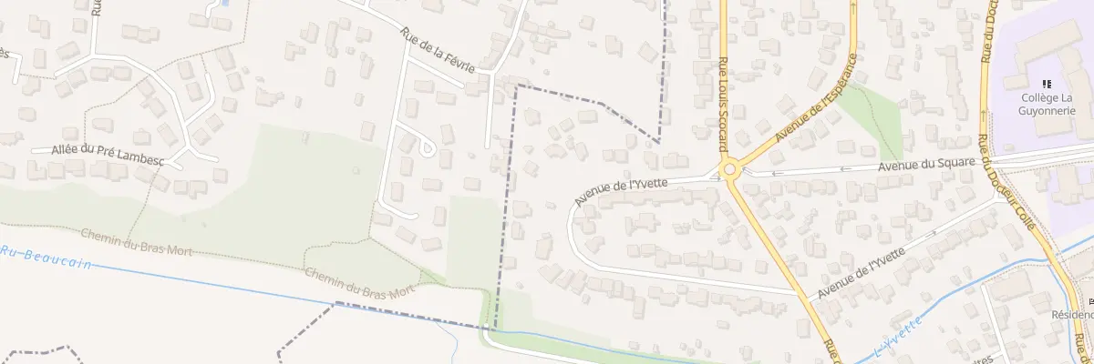 Plan du 81 Av de l’Yvette à Bures-sur-Yvette