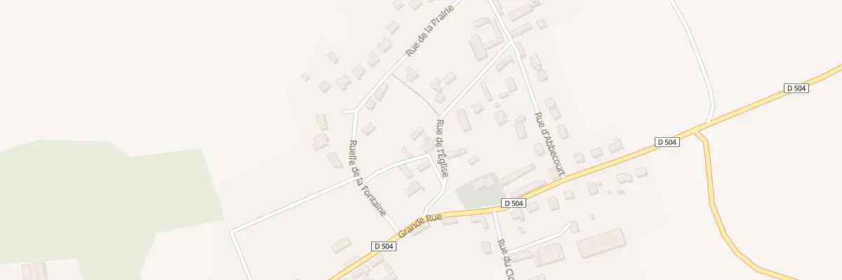 Plan du 7 Rue de l’Eglise à Hodenc-l’Évêque