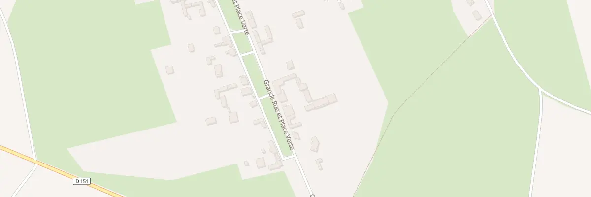 Plan du 19 Gr Grande Rue et Pce Verte à Francastel