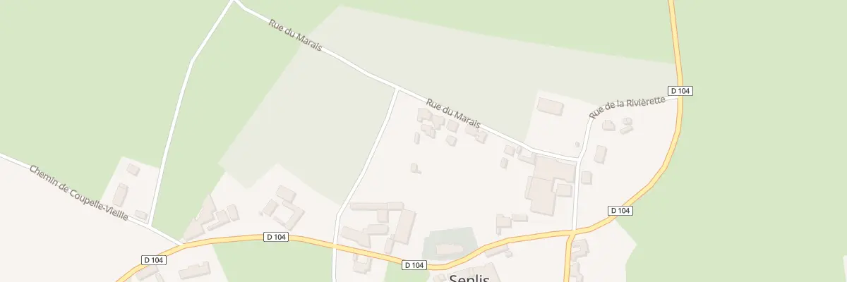 Plan du 13 Rue du Marais à Senlis
