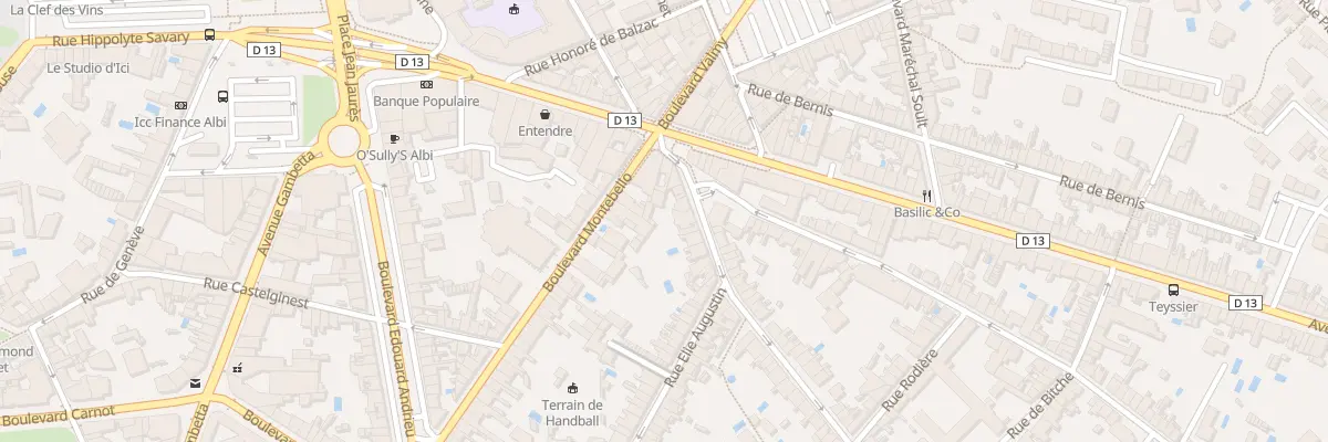 Plan du 8 Rue Cdt Blanche à Albi